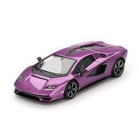 Eğitici Çocuk Mini GT 1/64 Lamborghini Countach LPI 800-4 Viola 30th - Blister Paket