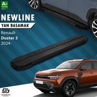 S-Dizayn Renault Duster 3 NewLine Siyah Yan Basamak 183 Cm 2024 Üzeri A+ Kalite