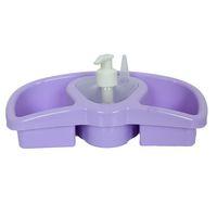 Zambak Plastik Bulaşık Seti Sabunluk Karışık Renk Kutulu ZP-218