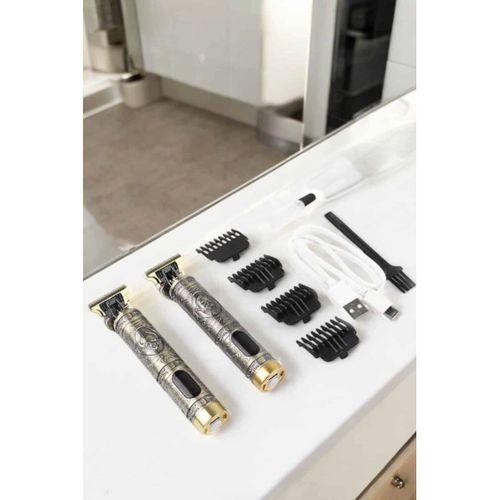 Tıraş Makinesi Şarjlı Profesyonel Saç Kesme Makinesi Gold Çizik Tıraş