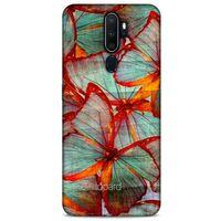 Oppo A9 2020 Kılıf Kelebek Etkisi (31) TPU Kılıf Kırmızı Yeşil