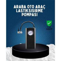 Elektrikli Hava Kompresörü Type-c Usb Şarjlı Çok Fonksiyonlu Lastik Pompası