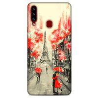 Cityx (9) Samsung Galaxy A20s Kılıf Silikon Kapak Desenli