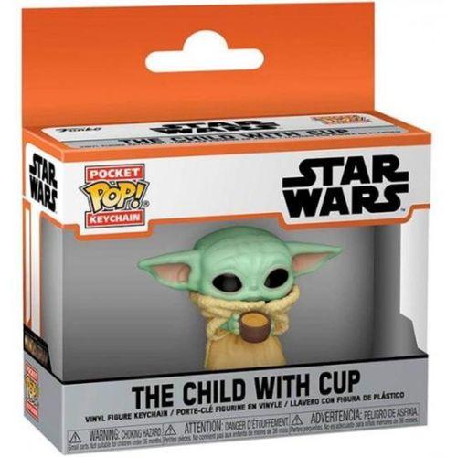Funko Pop Pocket Keychain Star Wars The Child With Cup