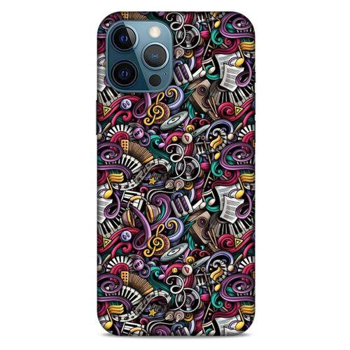 Graffitix (4) Desenli Silikon Kapak Apple iPhone 12 Pro Max Kılıf