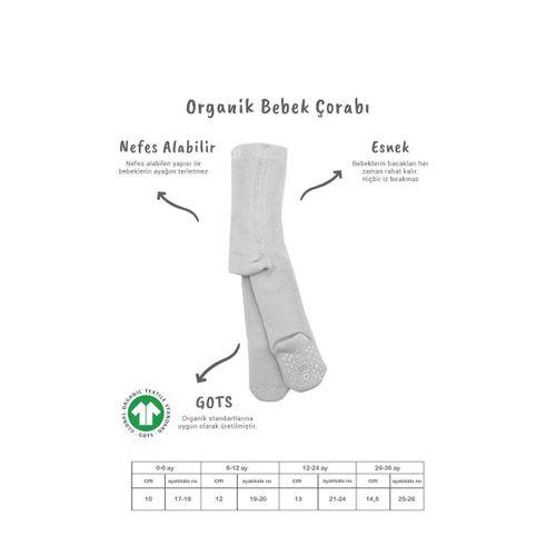 Bistyle Bistyle Kaymaz Basic Külotlu Çorap 50501 Gri