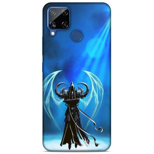 Lopard Oppo Realme C15 Uyumlu Kılıf GameX (47) Crystal Flex Kılıf Mavi