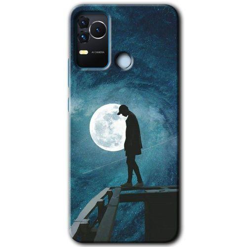 Omix X400 Kılıf HD Desen Baskılı Arka Kapak - Dolunay Yalnızlık