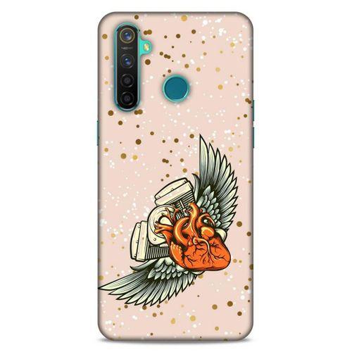 Lopard Oppo Realme 5 Pro Uyumlu Kılıf Tattoo's (27) Tasarımlı Kılıf Kalp Dövmesi