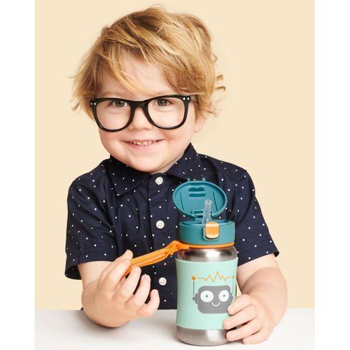 Skip Hop Skip Hop Zoo Pipetli Paslanmaz Çelik Suluk 350 ml Robot