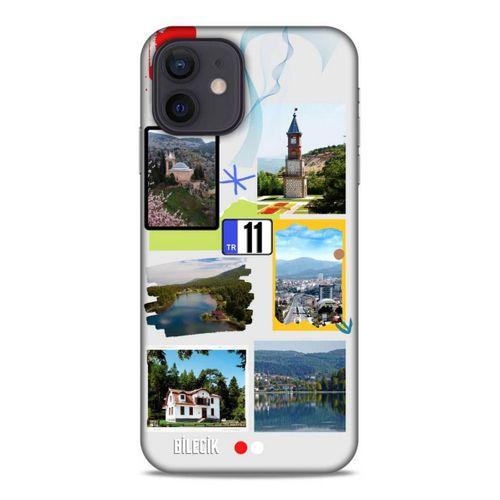 Lopard Apple iPhone 12 Uyumlu Kılıf Şehirli ※ (11) Bilecik Tam Koruma