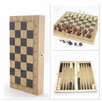 Ahşap Satranç Ve Tavla Seti Alk4241