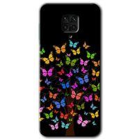 MRCİLETİSİM Xiaomi Redmi Note 9 Pro Kılıf Baskılı Kapak - Cacti Prairies + 5D Tam Kaplayan Cam