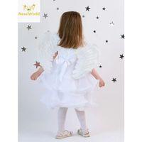 Beyaz Renkli Bebek Boy Melek Kanadı 30x45 cm