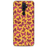 Oppo A5 2020 Kılıf Kelebek Etkisi (27) Tasarımlı Kılıf Karışık Renkli