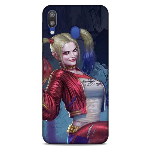 Samsung Galaxy M20 Uyumlu Kılıf Harley Quinn (9) Kılıf Gri