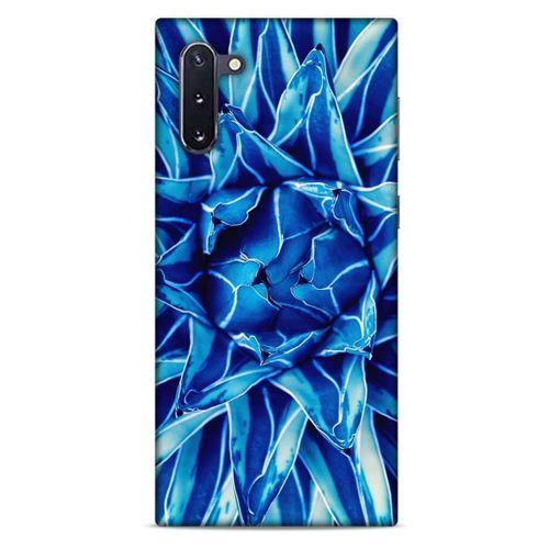 Lopard Samsung Galaxy Note 10 Uyumlu Kılıf Bahar (13) Silikon Kap Açık Mavi