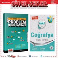Palme TYT Coğrafya ve AKM Problemler Soru Bankası Seti 2 Kitap