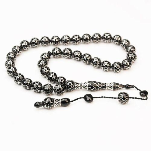 Oltu Taşı Küre Kesim Petek İşleme Oltu Taşı Tespih