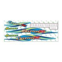 YAMAHA Yamaha Crypton 2005 - 2008 Uyumlu Mavi Sticker Set 002