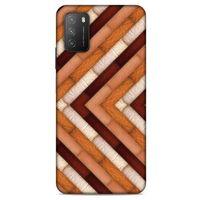 Lopard Xiaomi Poco M3 Uyumlu Kılıf Patchwork (40) Fit Silikon Kılıf