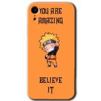 MRCİLETİSİM iPhone XR Kılıf HD Desen Baskılı Arka Kapak + Mat Kobra Cam - Kendine İnan