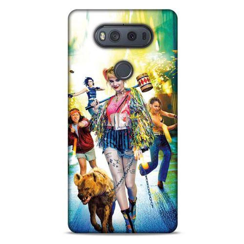 LG K61 Uyumlu Kılıf Harley Quinn (32) Soft Silikon Kılıf Lavanta pembesi