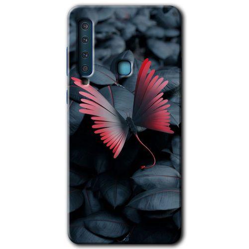 Galaxy A9 2018 Kılıf HD Desen Baskılı Arka Kapak - Dark Butterfly