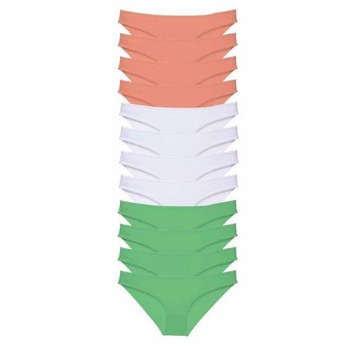 12 adet Süper Eko Set Likralı Kadın Slip Külot 510