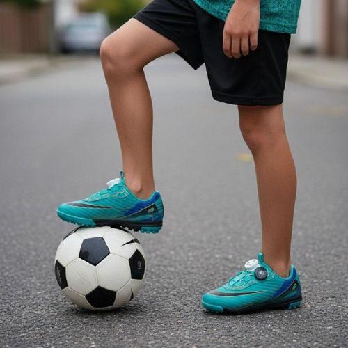 Laliga 620 Yeşil-Siyah Mekanizma lı Erkek Çocuk Halı Saha Ayakkabı