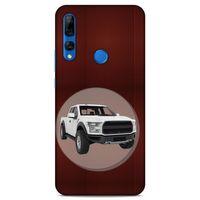Lopard Huawei Y9 Prime 2019 Uyumlu Kılıf PickUpX (5) Koruma Kabı Krem
