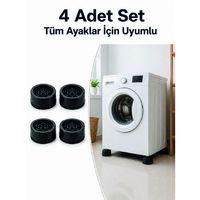 Kaymaz Tabanlı 4 Adet Makine Ayak Yükseltici
