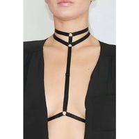 Boyunda Çift Sıralı Şık Lastik Harness - Brf84