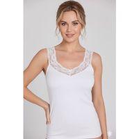 Şahinler Yaka Ve Askıları Dantelli Ribana Atlet B600