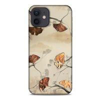 Y.Liva-2020 (Ginkgo) Apple iPhone 12 Kılıf Silikon Kapak Desenli