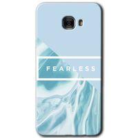 Potkal Hediye Fabrikası Samsung Galaxy C7 Pro Kılıf HD Desen Baskılı Arka Kapak - Fearless