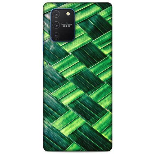 Lopard Samsung Galaxy S10 Lite Uyumlu Kılıf Bahar (37) Silicone Cover Bambu Yaprak