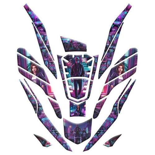 HONDA Honda Pcx 2021 - 2024 Uyumlu Tank Pad Set 015