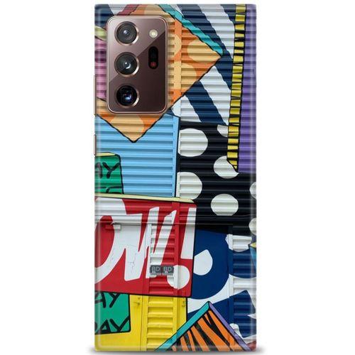 Samsung Galaxy Note 20 Kılıf HD Baskılı Kılıf - Grafiti + Tam Ekran Koruyucu