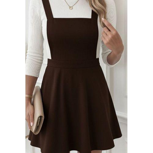 Kadın Askılı Sırttan çapraz Detaylı Kısa Kiloş Kadife Mini Elbise