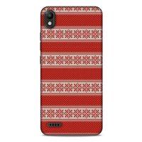 Kazak (7) Desenli Silikon Kapak LG K20 2019 Kılıf