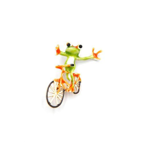 Kurbağa Broş - Yeşil