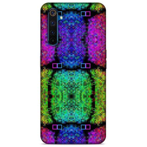 Lopard Oppo Realme 6 Uyumlu Kılıf PiXel (17) Tasarım Kılıf Piksel Blok