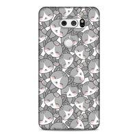 Lopard LG K40S Uyumlu Kılıf Kediler (21) Koruyucu Kapak 1001 Kedi