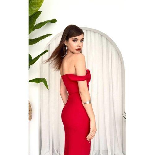 Ners Taş Detaylı Elbise