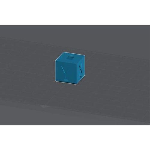 - 2024 İçin Reçineli Yazıcılar İçin Optimize Edilmiş 20x20x20mm Kalibrasyon Küpü 3D Baskı (Bu ürün Sadece Plastik parçadır - Almadan Önce Soru Sorabil