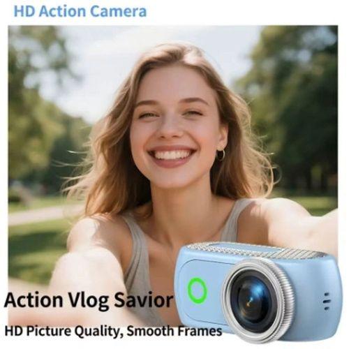 1080p Dijital Video Kamera (32gb) Kart Dijital Vlog Fotoğraf Makinesi Türkçe  Mavi