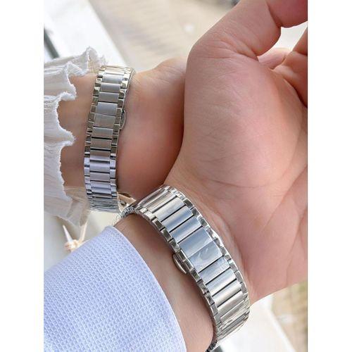 Ferrucci Sevgili Ve Çiftlere Özel Çelik Kordon 2 Yıl Garantili 3 Atm Çift Kol Saati CFT.SG001.03