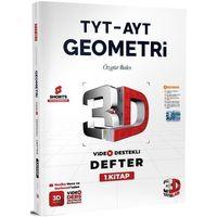 TYT AYT Geometri Video Destekli Defter 1. Kitap 3D Yayınları