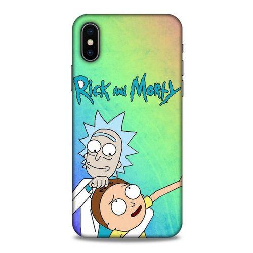 Apple iPhone XS Uyumlu Kılıf Rick And Morty (1) Kılıfı Rick Sanchez